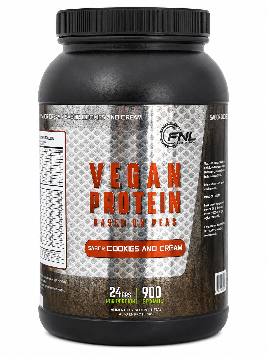 Proteina Vegana FNL sabor cookies and cream
