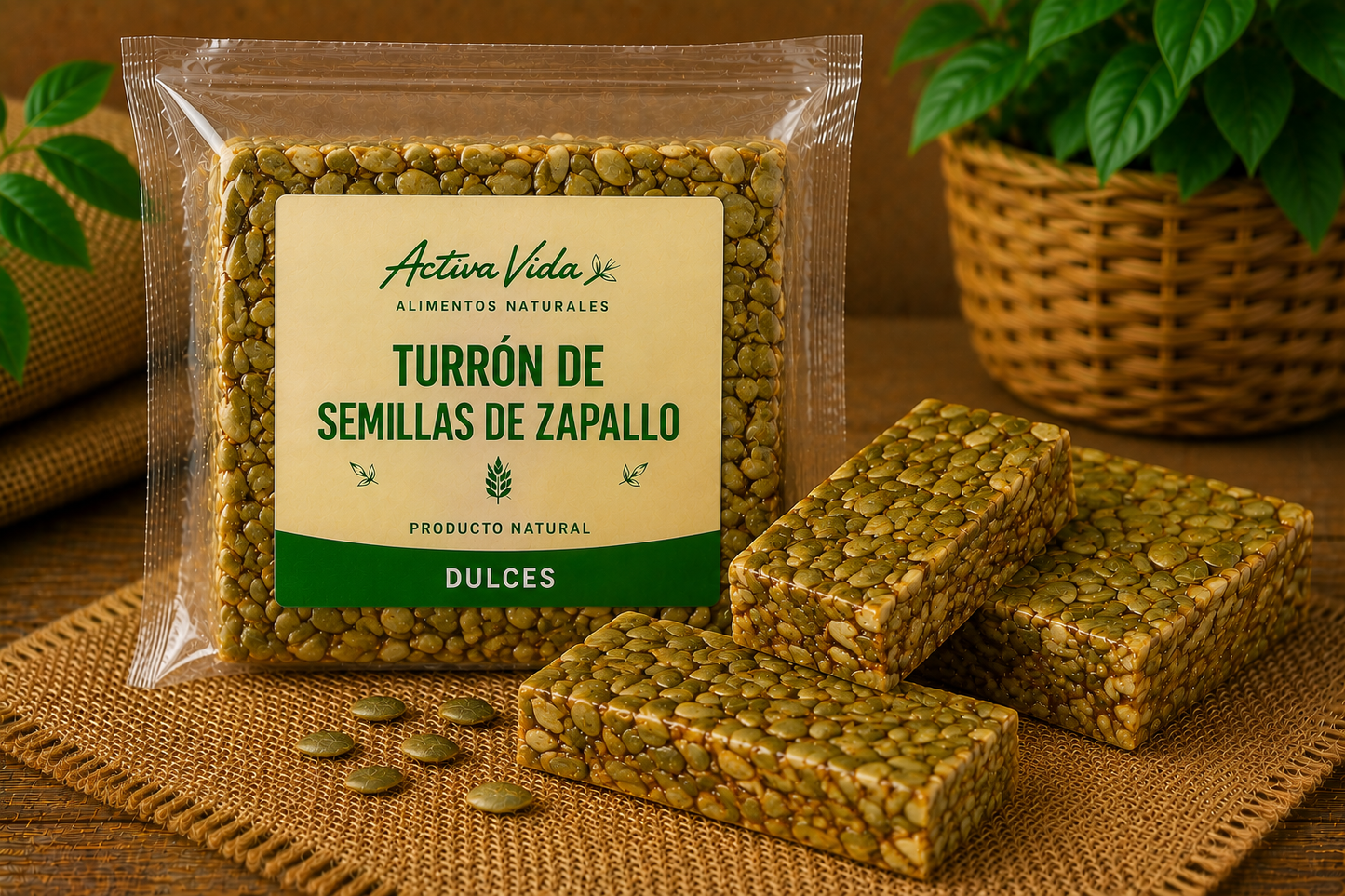 Turron de Semillas de Zapallo