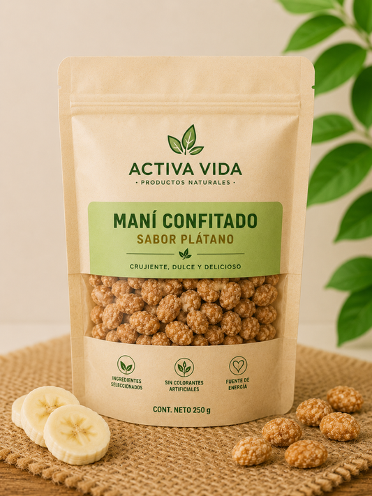 MANI CONFITADO PLATANO