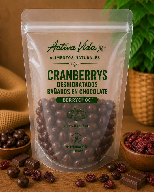 CRANBERRY BAÑADO EN CHOCOLATE "BERRYCHOC"